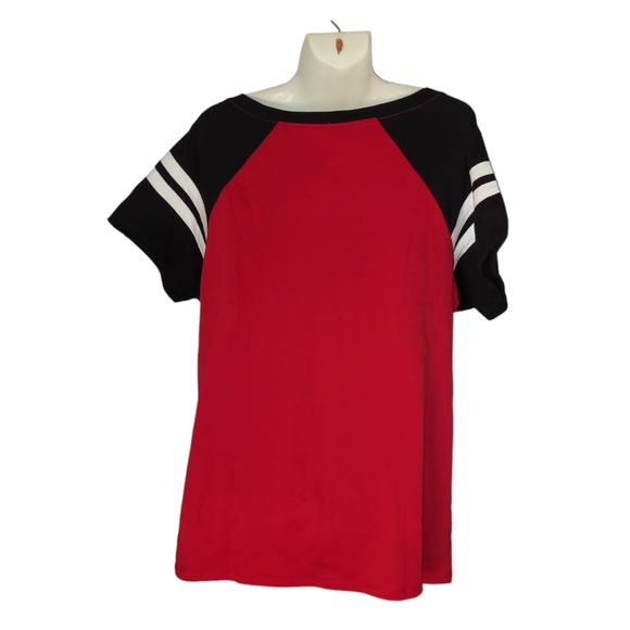 Cotton Boatneck Varsity Tee Cotton Boatneck Varsity Tee - Picture 9 of 10